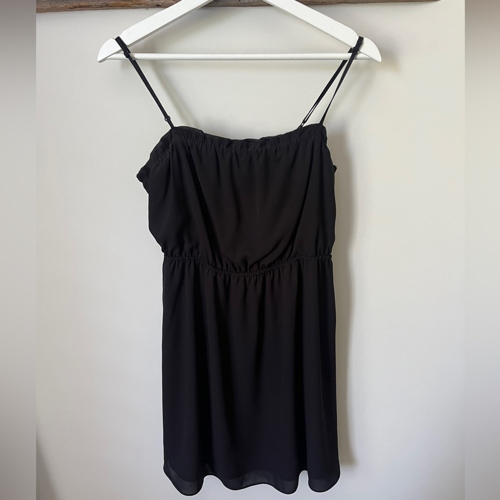 Aritzia Sunday Best Black Mini Dress